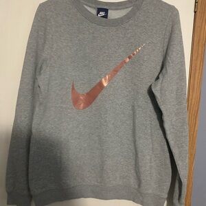 Nike Heather Gray Crewneck Sweatshirt